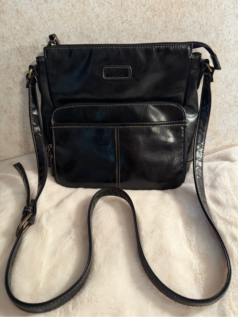Relic Black Crossbody Shoulder Bag Vintage